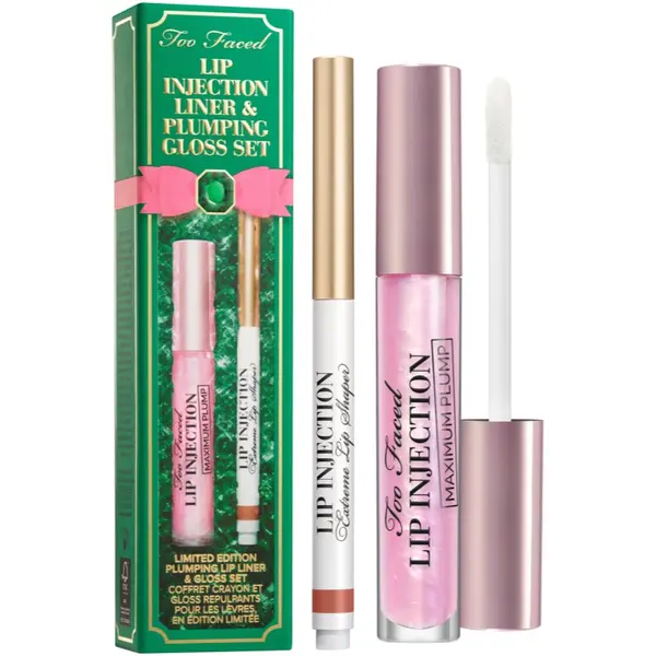 Too Faced Too Faced Lip Injection Liner & Plumping Gloss Set poklon set za usne Original