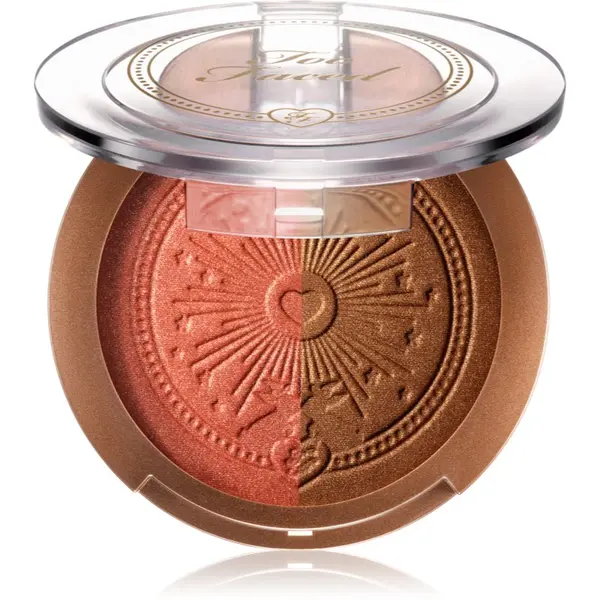 Too Faced Too Faced Sun Bunny Blushing Bronzer bronzer i rumenilo nijansa Sunset Bunny 8 g