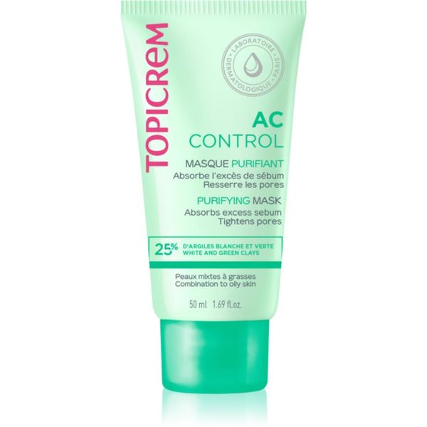 Topicrem Topicrem AC Purifying Mask maska za dubinsko čišćenje za mješovitu i masnu kožu 50 ml