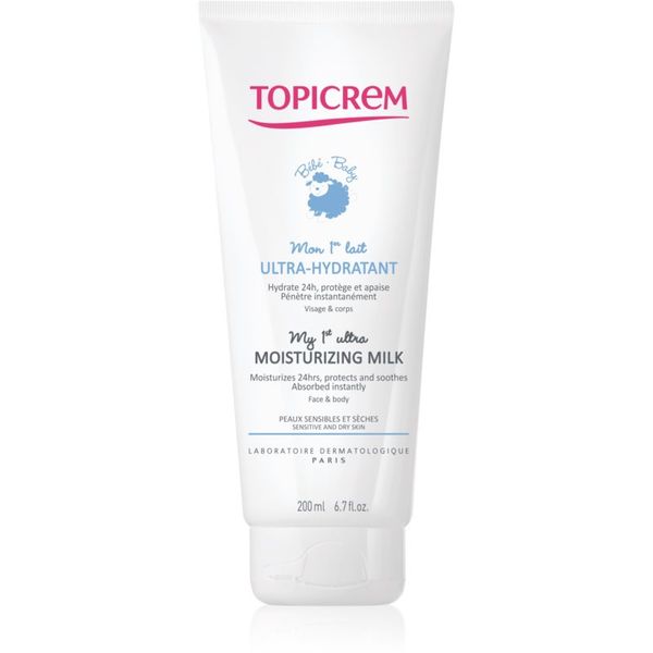 Topicrem Topicrem BABY My 1st Ultra-Moisturizing Milk hidratantno mlijeko za tijelo i lice za suhu i osjetljivu kožu 200 ml