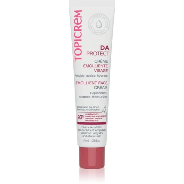 Topicrem Topicrem DA Emollient Face Cream omekšavajuća krema za suhu i atopičnu kožu lica 40 ml