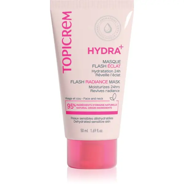 Topicrem Topicrem Hydra+ Flash Radiance Mask maska za hidrataciju i posvjetljivanje 50 ml
