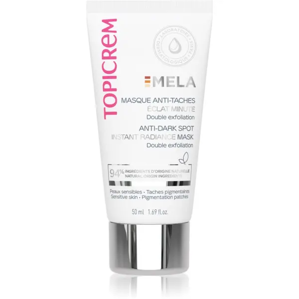 Topicrem Topicrem MELA Anti-Dark Spot Instant Radiance Mask posvjetljujuća maska protiv pigmentnih mrlja 50 ml