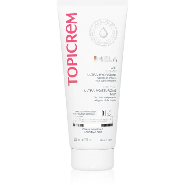 Topicrem Topicrem MELA Unifying Ultra-Moisturizing Milk SPF15 hidratantno mlijeko protiv pigmentnih mrlja SPF 15 200 ml