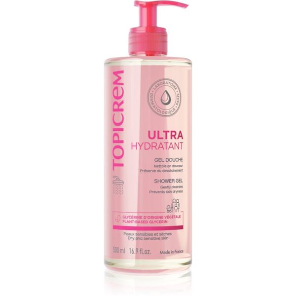 Topicrem Topicrem UH BODY Gentle Cleansing Gel nježni gel za kupanje za lice, tijelo i kosu 500 ml