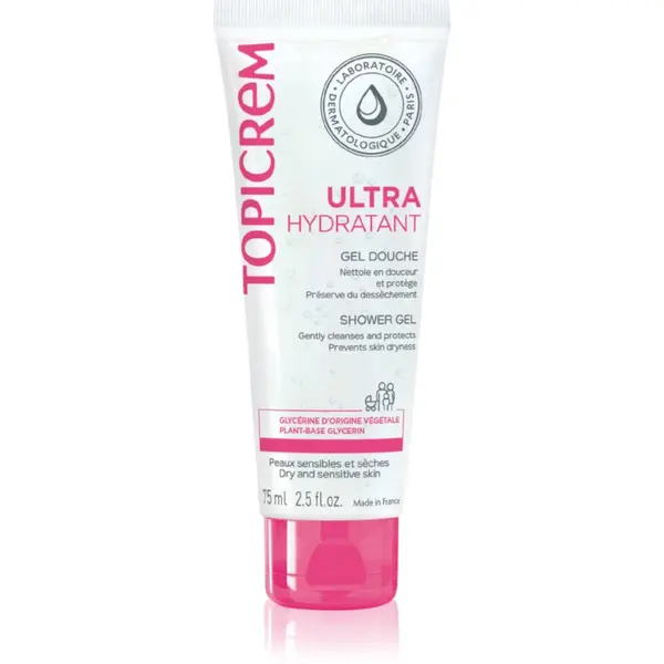 Topicrem Topicrem UH BODY Gentle Cleansing Gel nježni gel za kupanje za lice, tijelo i kosu 75 ml