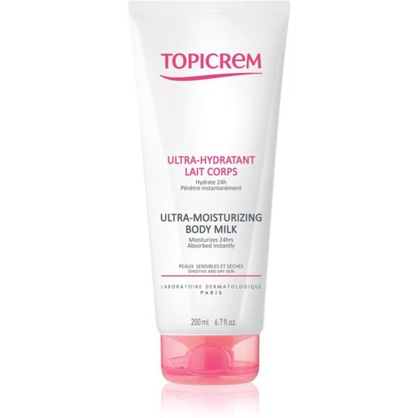 Topicrem Topicrem UH BODY Ultra-Moisturizing Body Milk mlijeko za dubinsku hidrataciju tijela za suhu i osjetljivu kožu 200 ml