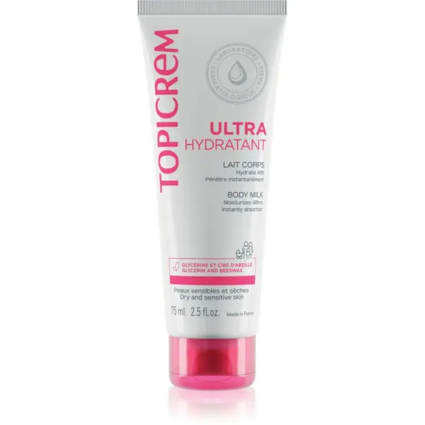 Topicrem Topicrem UH BODY Ultra-Moisturizing Body Milk mlijeko za dubinsku hidrataciju tijela za suhu i osjetljivu kožu 75 ml