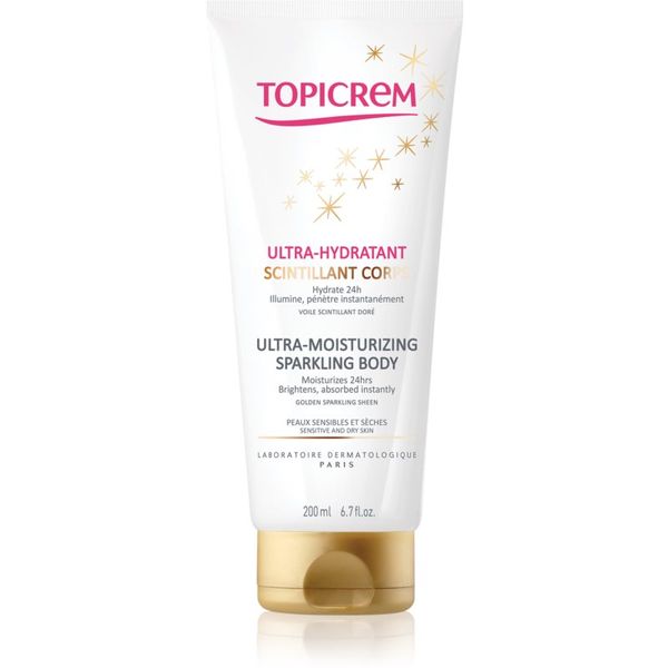 Topicrem Topicrem UH BODY Ultra-Moisturizing Sparkling Body intenzivno hidratantno mlijeko za tijelo sa šljokicama 200 ml
