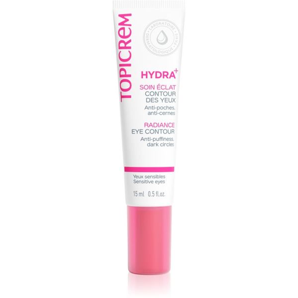 Topicrem Topicrem UH FACE HYDRA+ Radiance Eye Contour posvjetljujuća krema za područje oko očiju protiv podočnjaka 15 ml