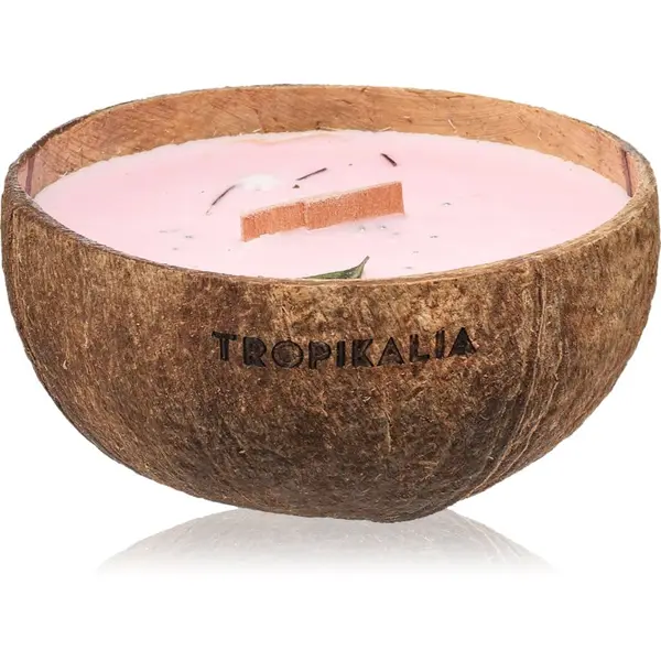 Tropicandle Tropicandle Frozen Cranberry mirisna svijeća s drvenim fitiljem 350 ml