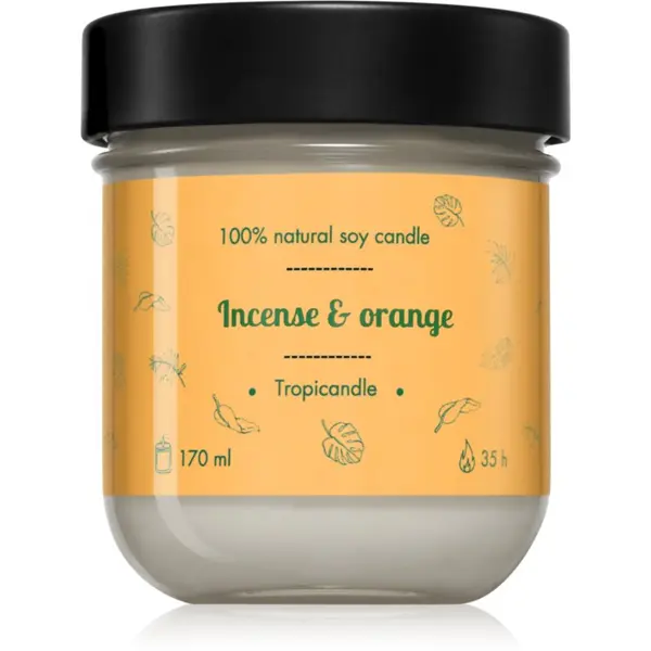 Tropicandle Tropicandle Incense & Orange mirisna svijeća 170 ml