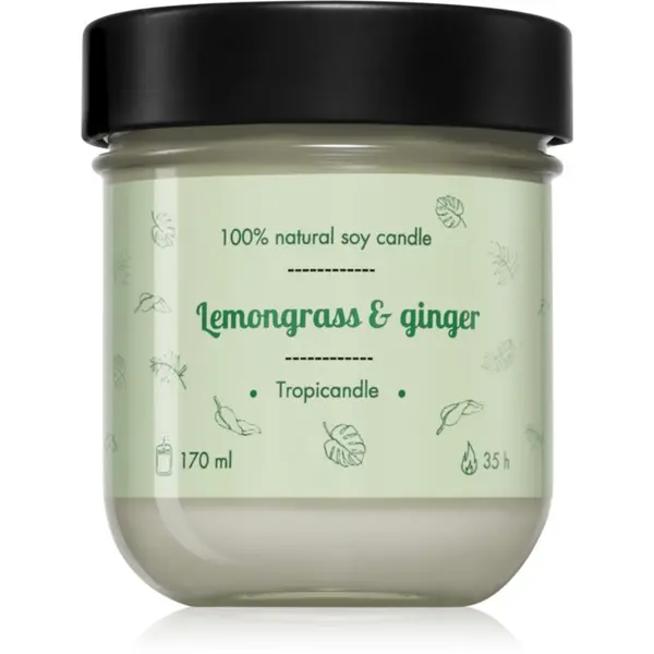 Tropicandle Tropicandle Lemongrass & Ginger mirisna svijeća 170 ml