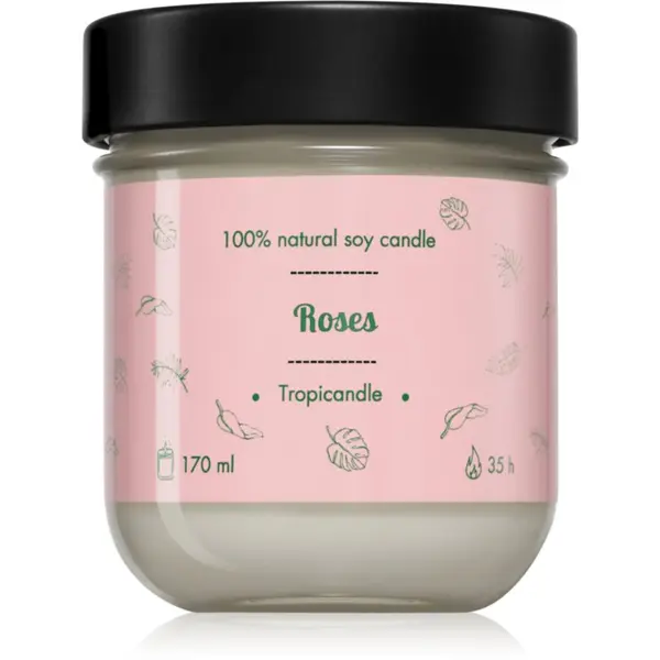 Tropicandle Tropicandle Roses mirisna svijeća 170 ml