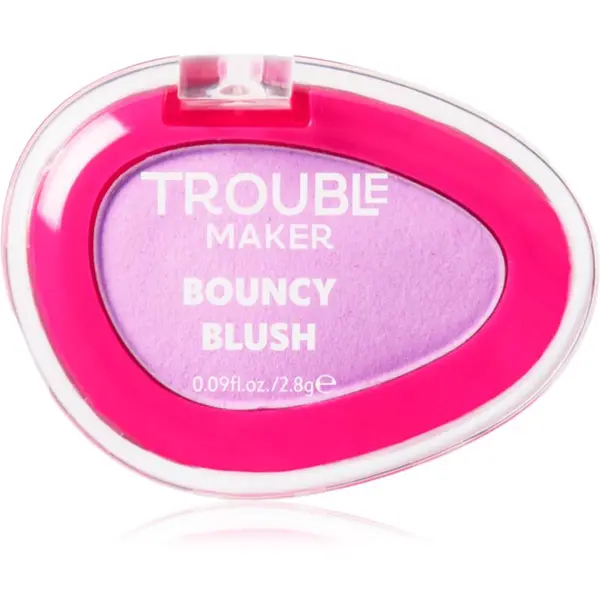 Trouble Maker Trouble Maker Bouncy Blush puder- rumenilo nijansa Jump Lilac 2.8 g