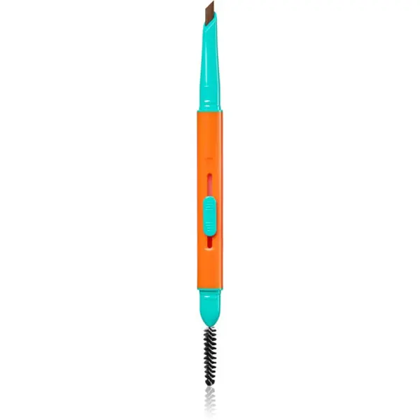 Trouble Maker Trouble Maker Feral Brow Blade olovka za obrve sa četkicom 2 u 1 nijansa Medium Brown 0.12 g