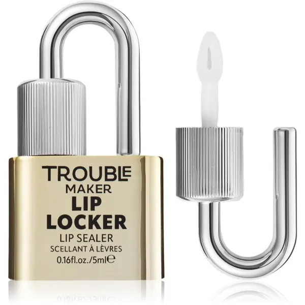 Trouble Maker Trouble Maker Lip Locker Top Coat sjajilo za usne za dugotrajni efekt 5 ml