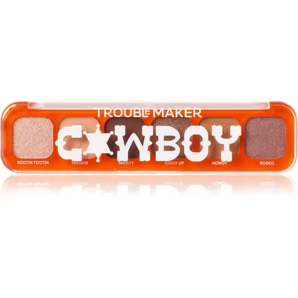 Trouble Maker Trouble Maker Little Trouble paleta sjenila za oči nijansa Cowboy 9 g