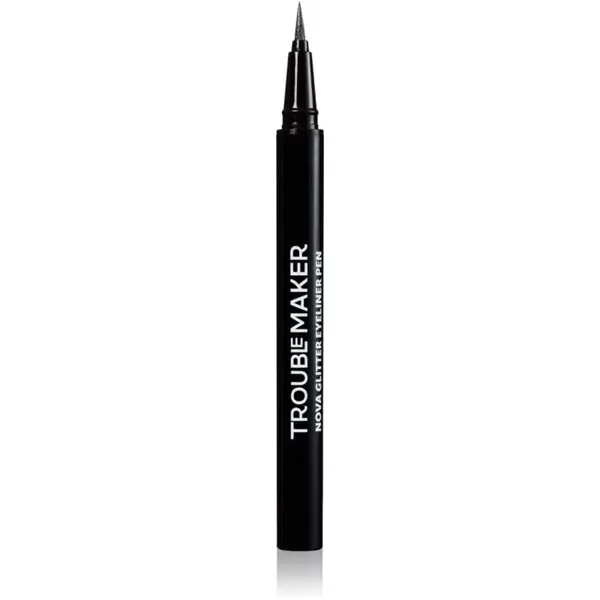 Trouble Maker Trouble Maker Nova Glitter Liquid Eyeliner Pen svjetlucavi eyeliner nijansa Black Hole Black 0.5 ml