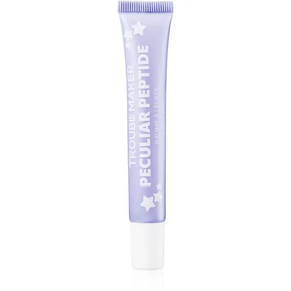 Trouble Maker Trouble Maker Peculiar Peptide balzam za usne svjetlucavi nijansa Blueberry Muffin Lilac 10 ml