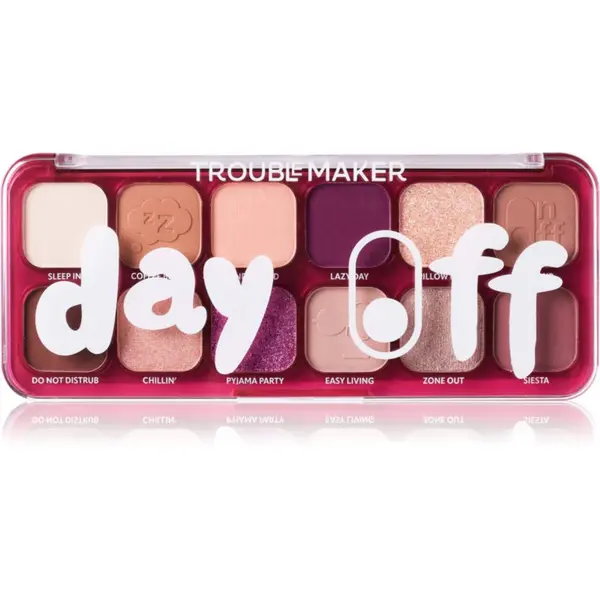 Trouble Maker Trouble Maker Trouble paleta sjenila za oči nijansa Day Off 18 g