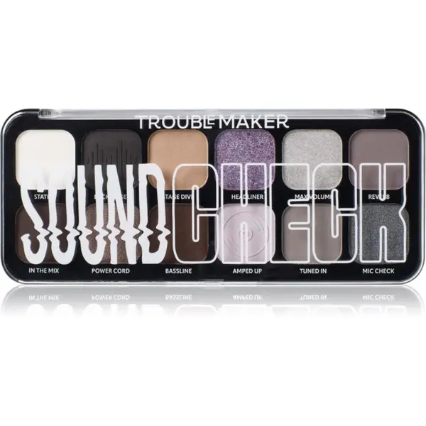 Trouble Maker Trouble Maker Trouble paleta sjenila za oči nijansa Soundcheck 18 g
