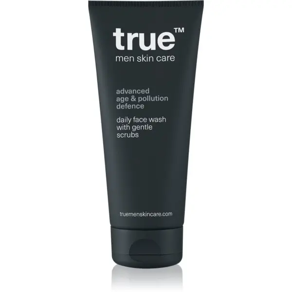 true men skin care true men skin care Daily face wash with gentle scrubs eksfolijacijski gel za čišćenje za muškarce 200 ml