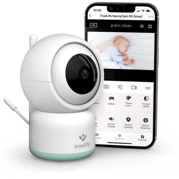 TrueLife TrueLife NannyCam R3 Smart Digitalni video monitor za bebe 1 kom