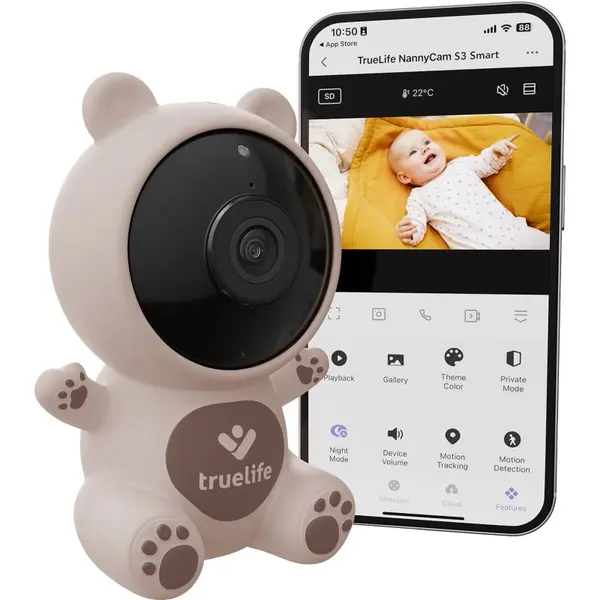 TrueLife TrueLife NannyCam S3 Smart Digitalni video monitor za bebe 1 kom
