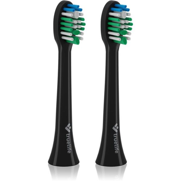 TrueLife TrueLife SonicBrush Compact Heads Black Standard zamjenske glave za zubnu četkicu TrueLife SonicBrush Compact / Duo 2 kom