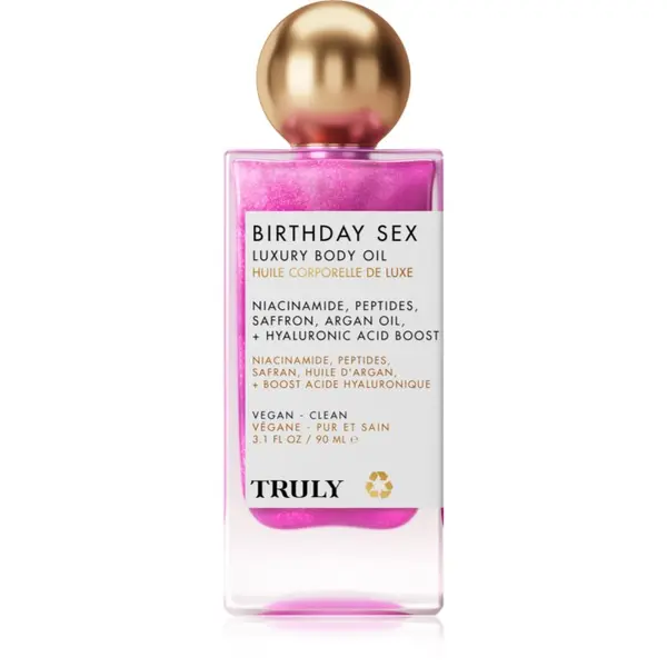 Truly Truly Birthday Sex hidratantno ulje za tijelo s hijaluronskom kiselinom 90 ml