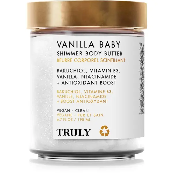 Truly Truly Vanilla Baby intenzivno hidratantni maslac za tijelo s bisernim sjajem 198 ml