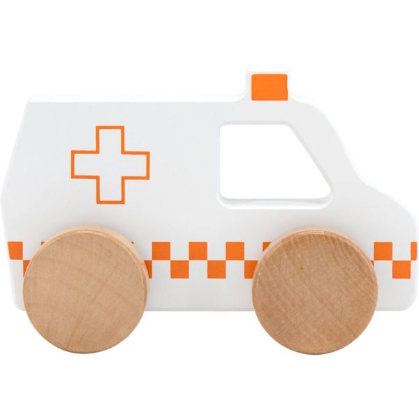 Tryco Tryco Wooden Ambulance Toy autić od drva 12m+ 1 kom