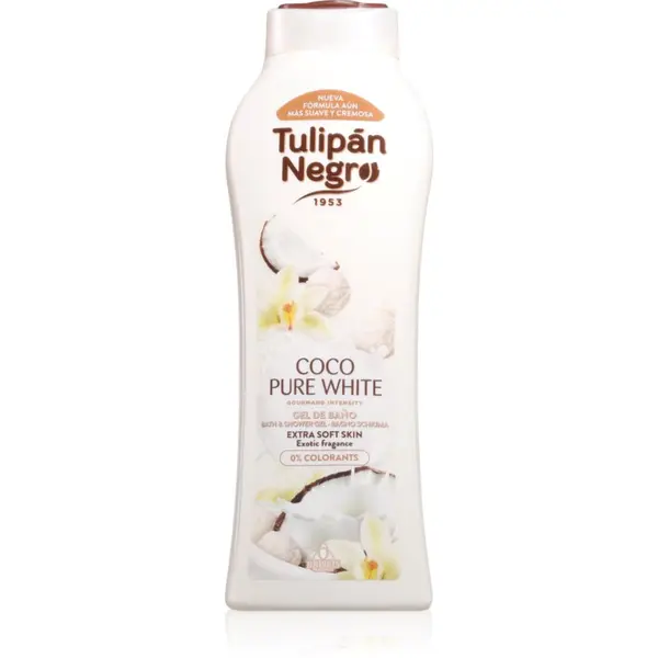 Tulipán Negro Tulipán Negro Coco Pure White gel za tuširanje 650 ml