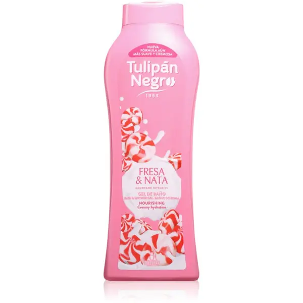 Tulipán Negro Tulipán Negro Fresa Y Nata gel za tuširanje 650 ml