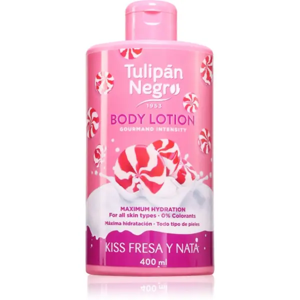 Tulipán Negro Tulipán Negro Kiss Fresa Y Nata mlijeko za tijelo 400 ml