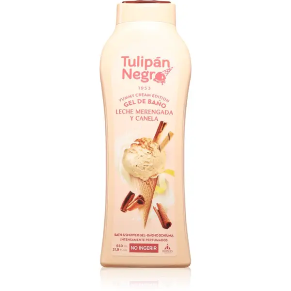 Tulipán Negro Tulipán Negro Leche Merengada & Canela gel za tuširanje 650 ml
