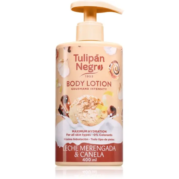 Tulipán Negro Tulipán Negro Leche Merengada & Canela hidratantno mlijeko za tijelo 400 ml