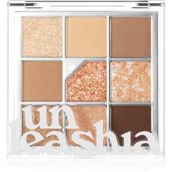 Unleashia Unleashia Glitterpedia Eye Palette paleta sjenila za oči nijansa No.2 All of Brown 6.2 g