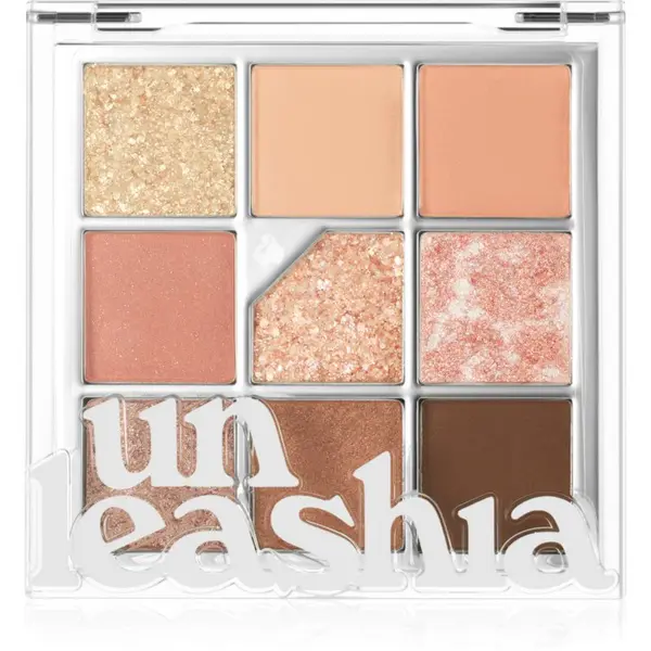 Unleashia Unleashia Glitterpedia Eye Palette paleta sjenila za oči nijansa No.3 All of Coral Pink 6.2 g