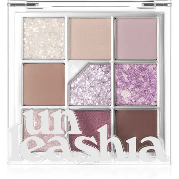 Unleashia Unleashia Glitterpedia Eye Palette paleta sjenila za oči nijansa No.4 All of Lavender Fog 6.2 g