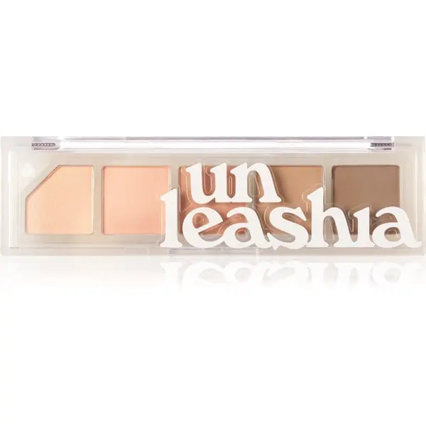 Unleashia Unleashia Mood Shower Eye Palette paleta sjenila za oči nijansa NO.1 Vanilla Shower 1 kom