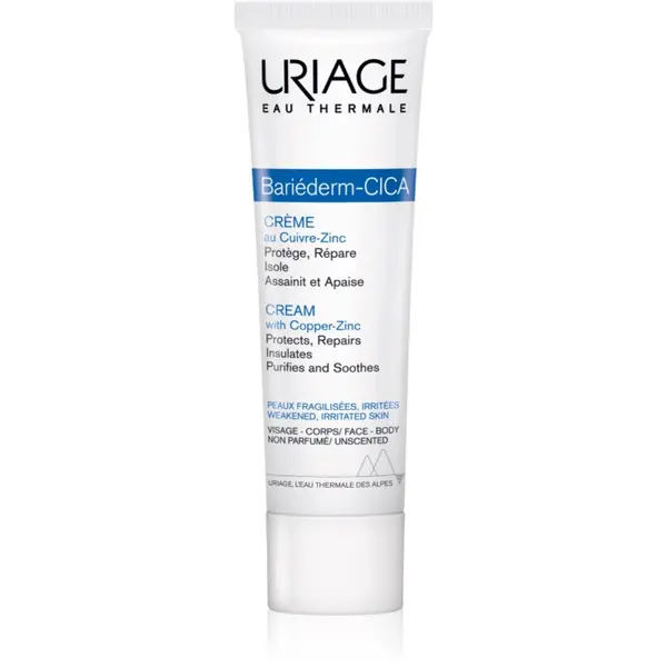 Uriage Uriage Bariéderm Cica-Cream with Copper-Zinc krema za oporavak s bakrom i cinkom s panthenolom 15 ml