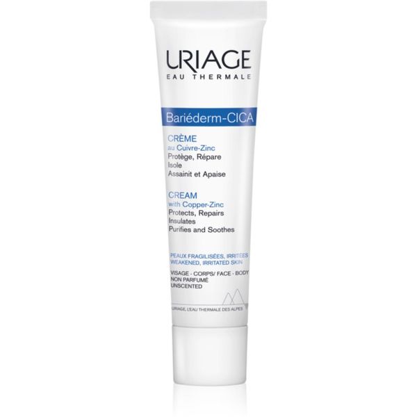 Uriage Uriage Bariéderm Cica-Cream with Copper-Zinc krema za oporavak s bakrom i cinkom s panthenolom 40 ml
