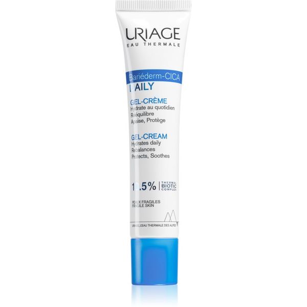 Uriage Uriage Bariéderm Cica Daily Gel-Cream hidratantni gel s obnavljajućim učinkom za oslabljenu kožu lica 40 ml