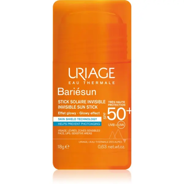 Uriage Uriage Bariésun Invisible Sun Stick zaštitni stick za osjetljiva područja SPF 50+ 18 g