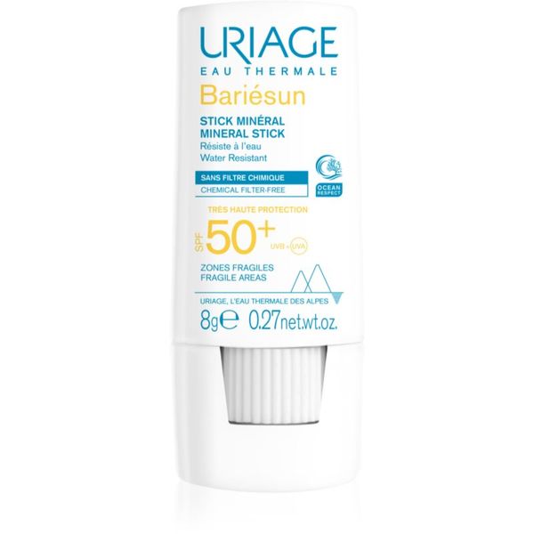 Uriage Uriage Bariésun Mineral Stick SPF 50+ mineralni zaštitni stick za osjetljiva mjesta SPF 50+ 8 g