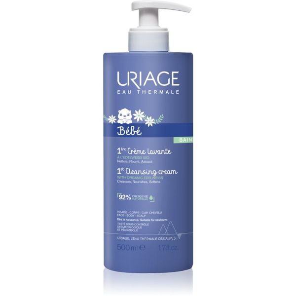 Uriage Uriage Bébé 1st Cleansing Cream nježna krema za čišćenje za djecu od rođenja 500 ml