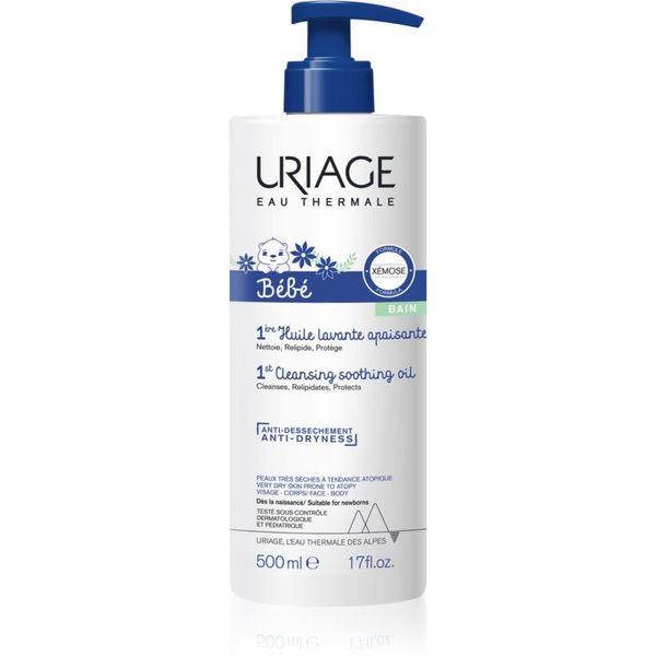 Uriage Uriage Bébé 1st Cleansing Soothing Oil umirujuće ulje za čišćenje za suhu i atopičnu kožu 500 ml