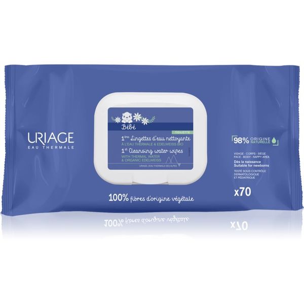 Uriage Uriage Bébé 1st Cleansing Wipes maramice za čišćenje za djecu 70 kom